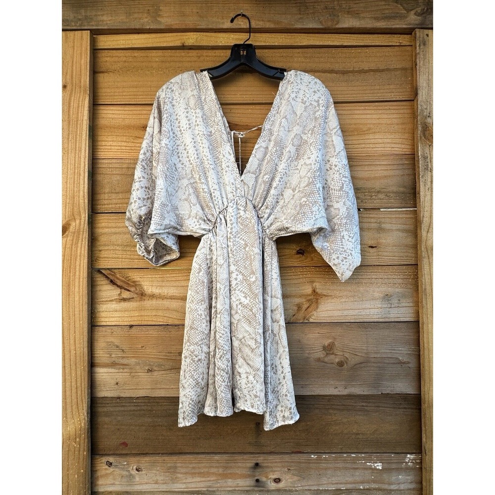 The Impeccable Pig Snake Print Dress Size Small Adorable Summer Dress